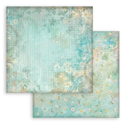 Scrapbooking Pad 10 Sheets cm 30.5x30.5 (12"x12") Background Selection - Daisy Art