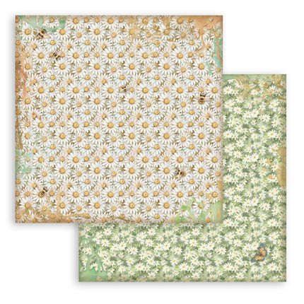 Scrapbooking Pad 10 Sheets cm 30.5x30.5 (12"x12") Background Selection - Daisy Art