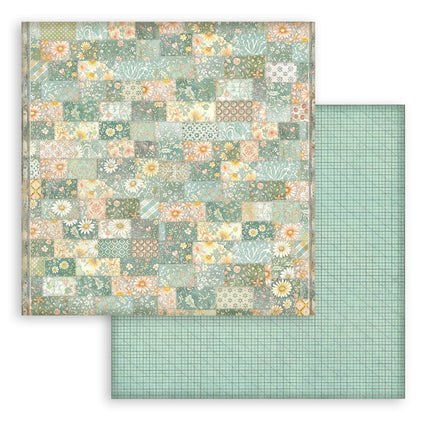 Scrapbooking Pad 10 Sheets cm 30.5x30.5 (12"x12") Background Selection - Daisy Art
