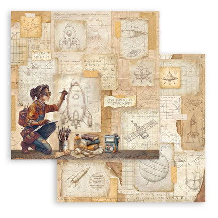 Scrapbooking Pad 10 sheets cm 30,5x30,5 (12"x12") - A new Beginning 