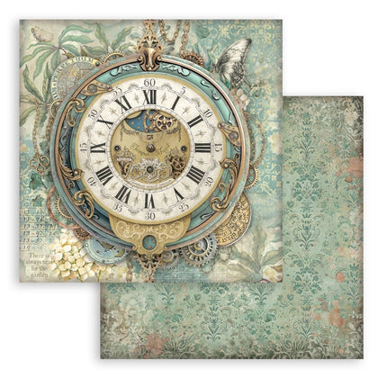 Scrapbooking Printed Pad for Art and Craft 10 sheets cm 30,5x30,5 (12"x12") - Gardens of Time