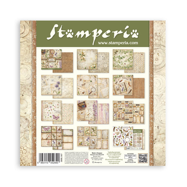 Scrapbooking printed pad for art and craft 10 sheets cm 30.5x30.5 (12"x12") - All Around