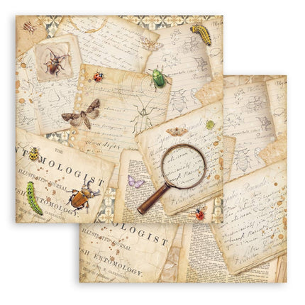 Scrapbooking printed pad for art and craft 10 sheets cm 30.5x30.5 (12"x12") - All Around