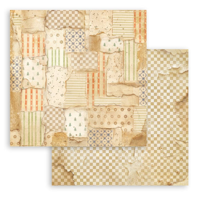 Scrapbooking Printed Pad for Art and Craft 10 sheets cm 30,5x30,5 (12"x12") Backgrounds - Silent Night 