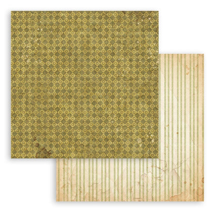 Scrapbooking Printed Pad for Art and Craft 10 sheets cm 30,5x30,5 (12"x12") Backgrounds - Silent Night 