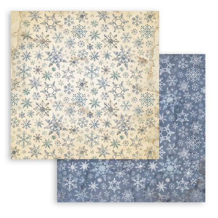 Scrapbooking Printed Pad for Art and Craft 10 sheets cm 30,5x30,5 (12"x12") Backgrounds - Silent Night 