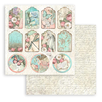 Paper pad 30.5x30.5 cm - 10 sheets - Wonderland