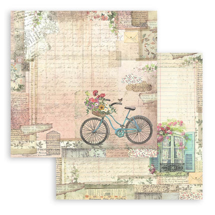 Paper pad 30.5x30.5 cm - 10 sheets - Garden