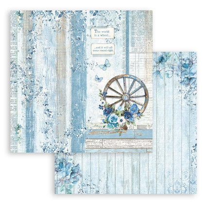 Scrapbooking Pad 10 sheets cm 30,5x30,5 (12"x12") - Blue Land