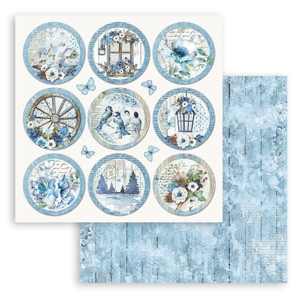 Scrapbooking Pad 10 sheets cm 30,5x30,5 (12"x12") - Blue Land