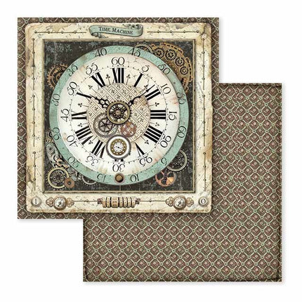 Block 10 sheets 30.5x30.5 (12"x12") Double Face Voyages Fantastiques