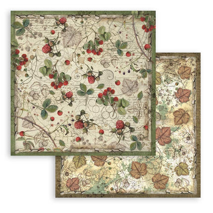 Paper pad 30.5x30.5 cm - 10 sheets - Forest