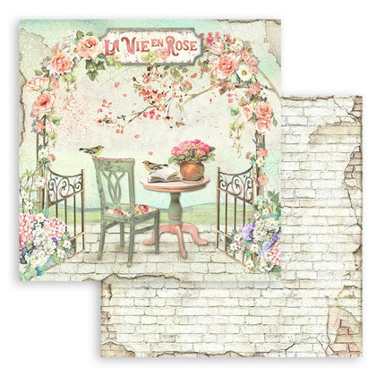 Paper pad 30.5x30.5 cm - 10 sheets - House of Roses