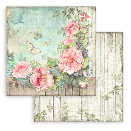 Paper pad 30.5x30.5 cm - 10 sheets - House of Roses