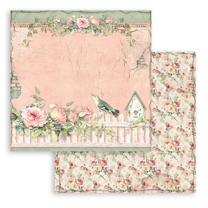 Paper pad 30.5x30.5 cm - 10 sheets - House of Roses