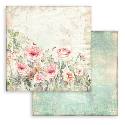 Paper pad 30.5x30.5 cm - 10 sheets - House of Roses