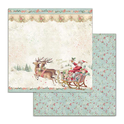 Scrapbooking Pad 10 sheets cm 30,5x30,5 (12"x12") - Pink Christmas