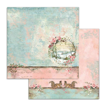 Scrapbooking Pad 10 sheets cm 30,5x30,5 (12"x12") - Pink Christmas