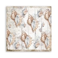 Scrapbooking paper double face - Romantic Sea Dream shells