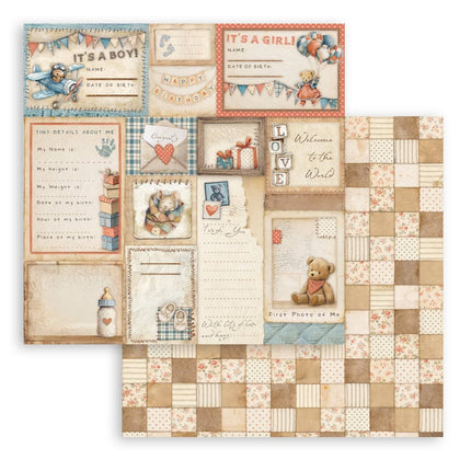 Mini Pad 6 sheets 30.5x30.5 cm (12"x12") - Baby