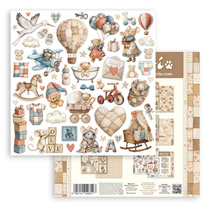Mini Pad 6 sheets 30.5x30.5 cm (12"x12") - Baby