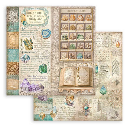 Paper pad 20.3x20.3 cm - 10 sheets - Fortune