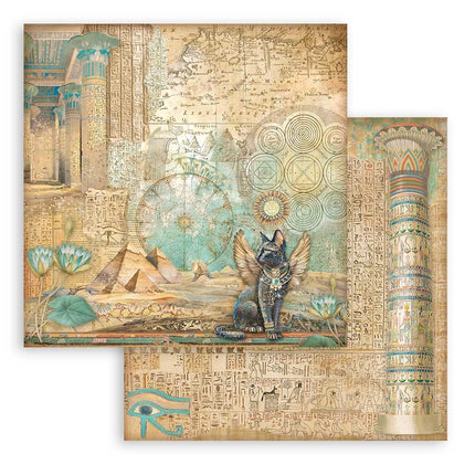 Paper pad 20.3x20.3 cm - 10 sheets - Fortune