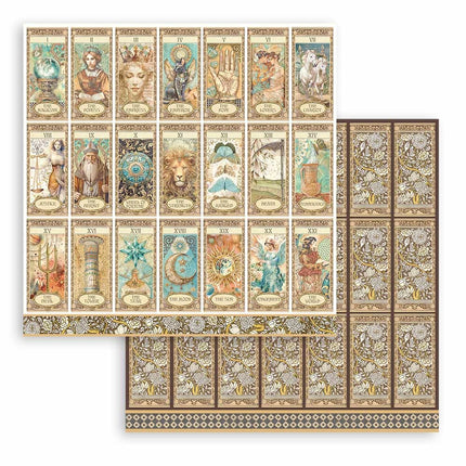 Paper pad 20.3x20.3 cm - 10 sheets - Fortune