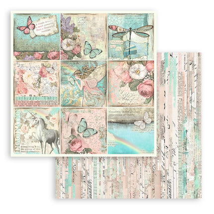 Paper pad 20.3x20.3 cm - 10 sheets - Wonderland