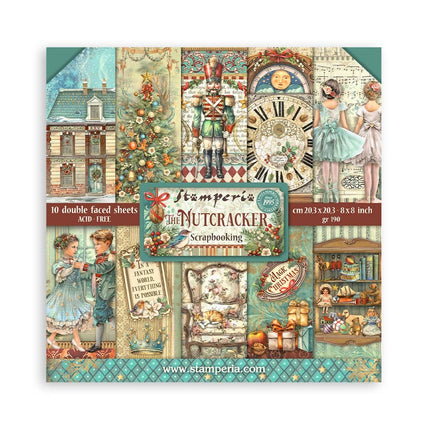 Paper Pad 20.3x20.3 cm - 10 Sheets - The Nutcracker