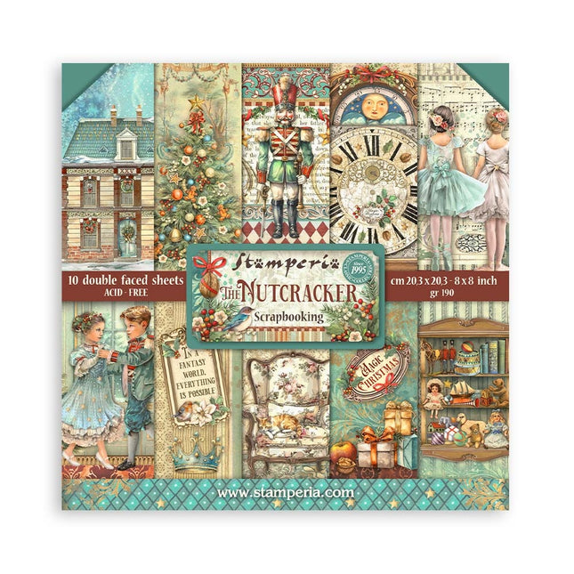 Paper Pad 20.3x20.3 cm - 10 Sheets - The Nutcracker