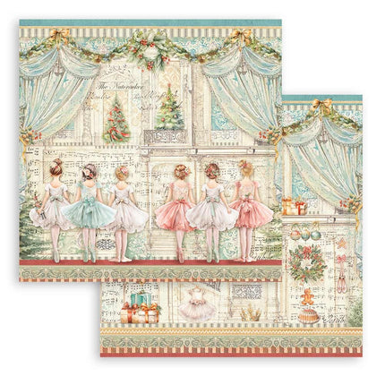 Paper Pad 20.3x20.3 cm - 10 Sheets - The Nutcracker