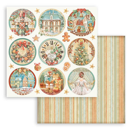 Paper Pad 20.3x20.3 cm - 10 Sheets - The Nutcracker