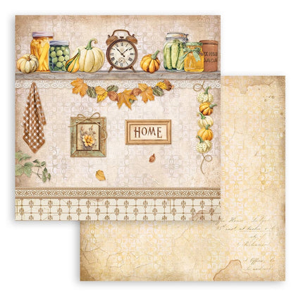 Paper pad 20.3x20.3 cm - 10 sheets - Golden Harmony