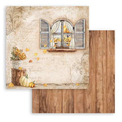 Paper pad 20.3x20.3 cm - 10 sheets - Golden Harmony