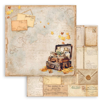 Paper pad 20.3x20.3 cm - 10 sheets - Golden Harmony