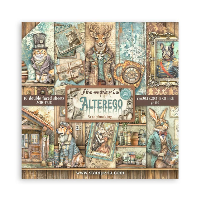 Paper Pad 20.3x20.3 cm - 10 Sheets - Alterego
