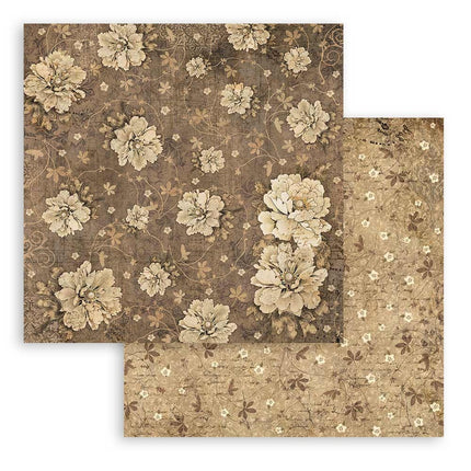 Paper pad 20.3x20.3 cm - 10 sheets - Old Lace