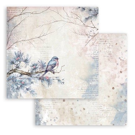 Paper pad 20.3x20.3 cm - 10 sheets - Create Happiness Dewdrops