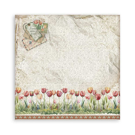 Paper pad 20.3x20.3 cm - 10 sheets - Art of Travelling