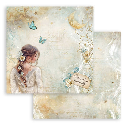 Paper pad 20.3x20.3 cm - 10 sheets - Masquerade