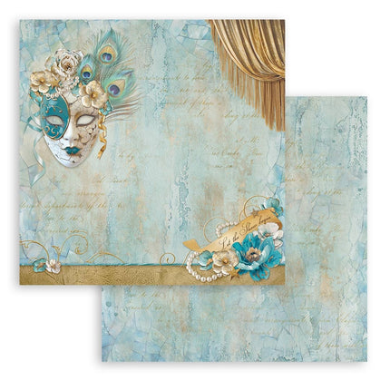 Paper pad 20.3x20.3 cm - 10 sheets - Masquerade