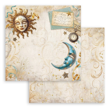 Paper pad 20.3x20.3 cm - 10 sheets - Masquerade
