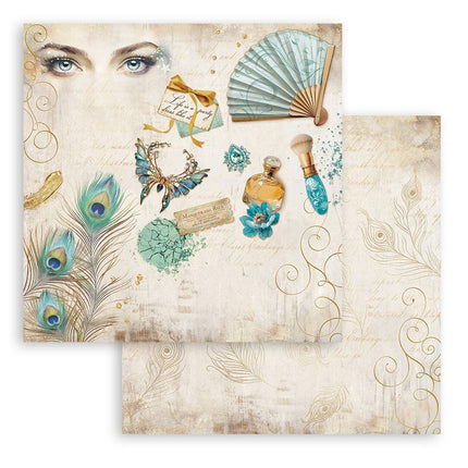 Paper pad 20.3x20.3 cm - 10 sheets - Masquerade