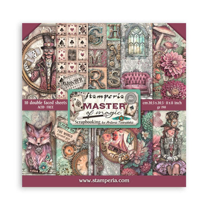 Paper Pad 20.3x20.3 cm - 10 Sheets - Master of Magic