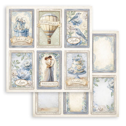 Paper block 20.3x20.3 cm - 10 sheets - Timeless