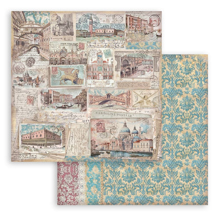 Paper pad 20.3x20.3 cm - 10 sheets - Venice City of Art