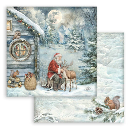 Paper pad 20.3x20.3 cm - 10 sheets - The Owl's House