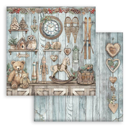 Paper pad 20.3x20.3 cm - 10 sheets - The Owl's House