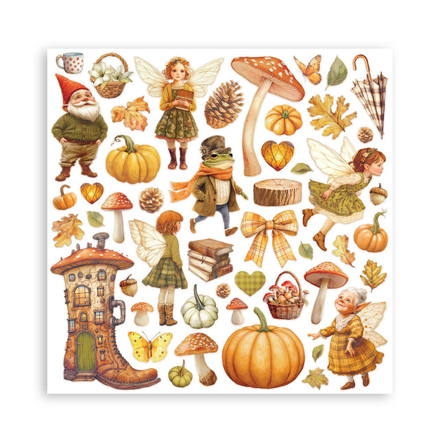 Paper Pad 20.3x20.3 cm - 10 Sheets - Whispering Woods  